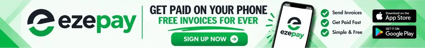 Ezepay - Get paid on your phone. Free invoices forever. Sign up now.